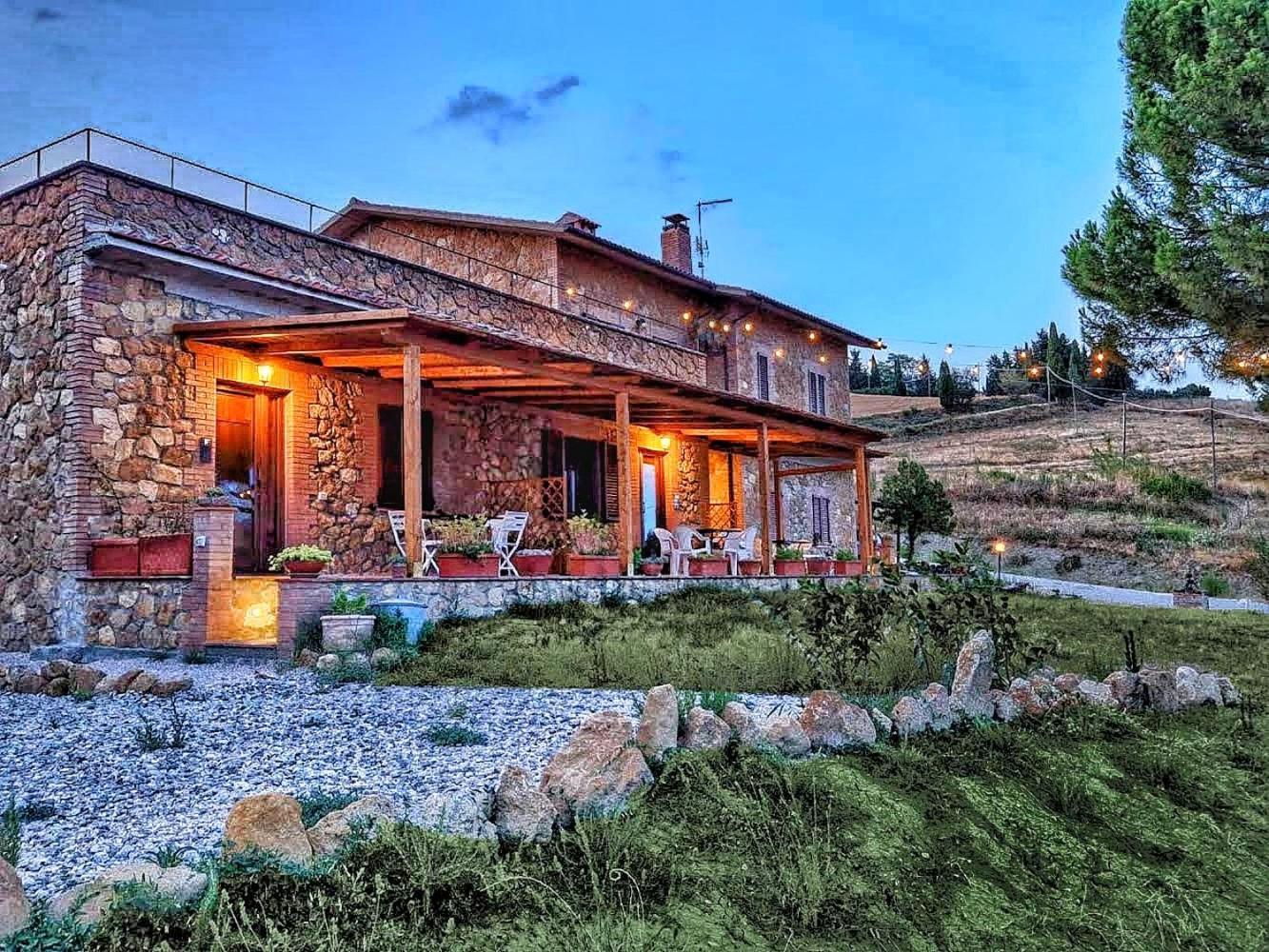 Agriturismo Il Casato Mag-Il Vaglio 皮恩扎 外观 照片